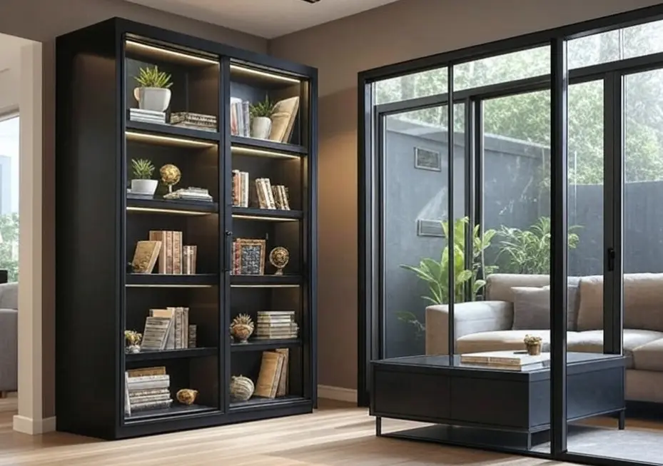Black Storage & Display For Living Furniture