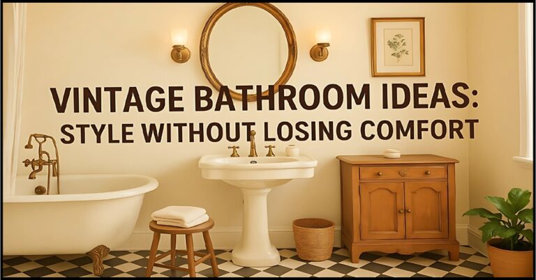 Vintage bathroom with clawfoot tub and pedestal sink