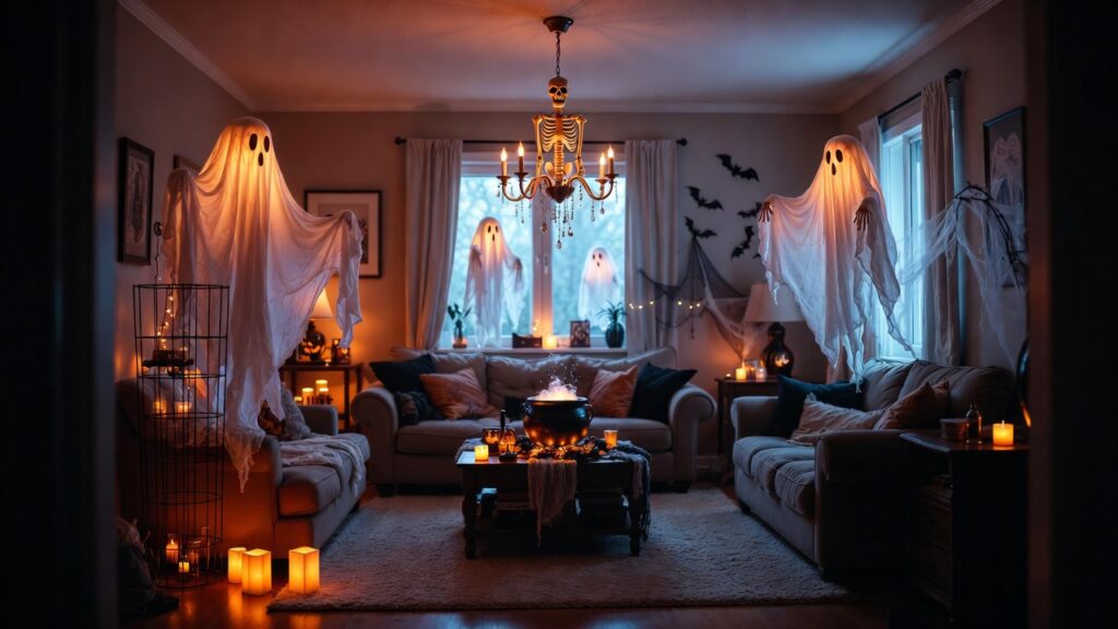 Tomato Cage Ghosts—Floating Spirits Indoors