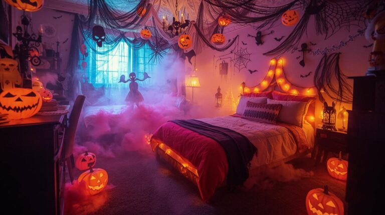 Crazy Halloween Bedroom Decoration Ideas