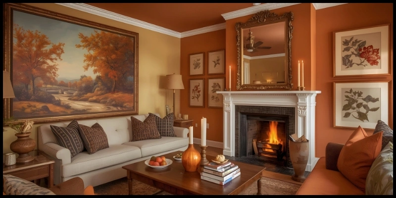 Fall Living Room Statement Decor Pieces