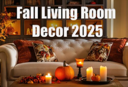 fall living room decor