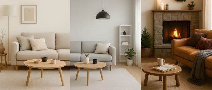 Styling Different Winter Living Room Aesthetics