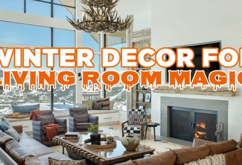 Winter Decor fo Living Room Magic