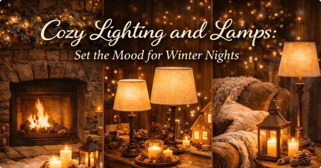 Cozy Lighting and Lamps Set the Mood for Winter Nights