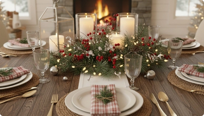 Festive Tabletop Decorating Ideas for Winter