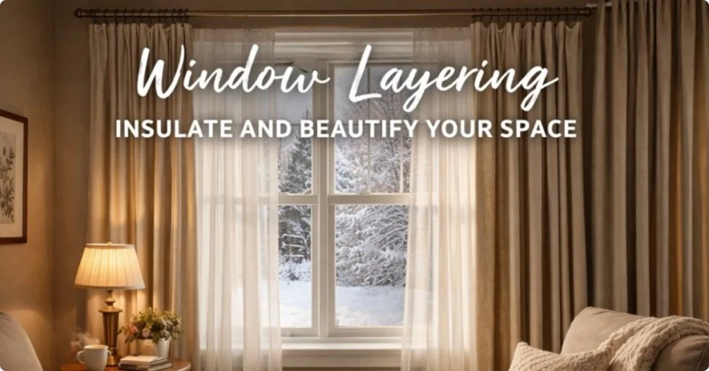 Window Layering Insulate and Beautify Your Space