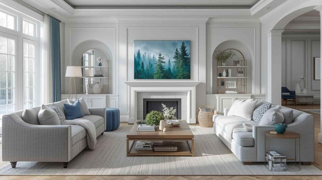 Winter Colors for Your Living Room Walls and Furniture